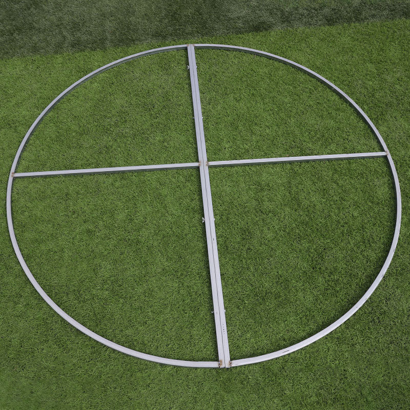 Esküvői félkörív vas keret dekorációhoz, Nanyang stílus, ventilátor alakú