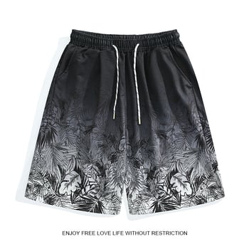 Férfi strandnadrág, gyorsan száradó, laza szabás, 95% poliészter, térd alatti hosszúság