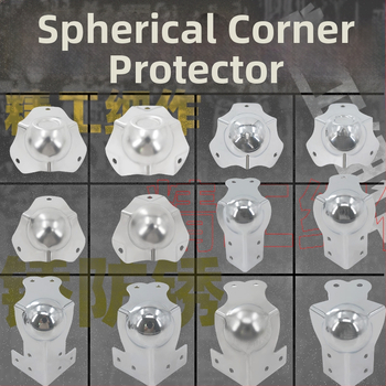 AW Anwang неръждаем ъглов предпазител за дървени кутии, 3-страничен прав ъгъл 90°