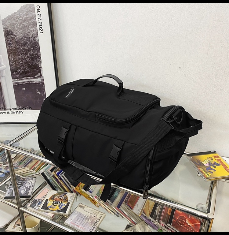 Hátizsák 36–55L, nylon, kopásálló, európai–amerikai retro stílus, ideális szabadidős utazásokhoz