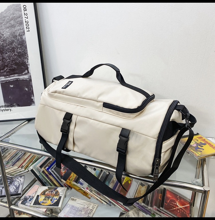 Hátizsák 36–55L, nylon, kopásálló, európai–amerikai retro stílus, ideális szabadidős utazásokhoz