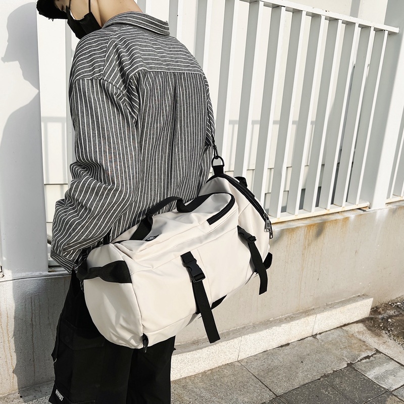 Hátizsák 36–55L, nylon, kopásálló, európai–amerikai retro stílus, ideális szabadidős utazásokhoz