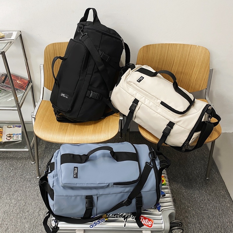 Hátizsák 36–55L, nylon, kopásálló, európai–amerikai retro stílus, ideális szabadidős utazásokhoz