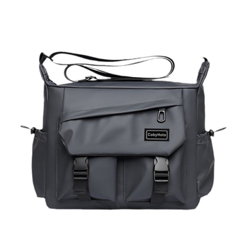 Férfi keresztpántos táska - Nagy kapacitású, Nylon, Vízálló, Légáteresztő, Kopásálló, Poliészter bélés