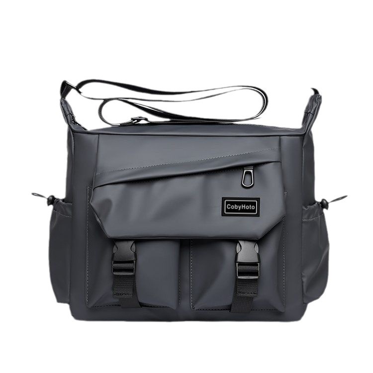 Férfi keresztpántos táska - Nagy kapacitású, Nylon, Vízálló, Légáteresztő, Kopásálló, Poliészter bélés