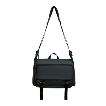 Muška crossbody torba s urbanim minimalističkim stilom, neobičan materijal, otporna na habanje, poliester podstava, jednobojni uzorak, za svakodnevnu upotrebu.