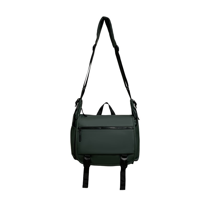 Muška crossbody torba s urbanim minimalističkim stilom, neobičan materijal, otporna na habanje, poliester podstava, jednobojni uzorak, za svakodnevnu upotrebu.