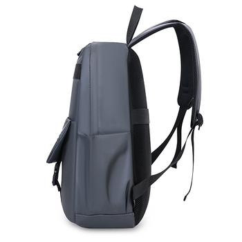 Muški ruksak s kožnim slojem, kapacitet 20–35 L, pogodan za 14-inčni laptop, gradski stil, zakrivljene naramenice