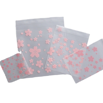 Pungi auto-sigilante din OPP pentru fursecuri, cu imprimare, 100 buc./pachet, ambalaj pentru cadouri de petreceri.