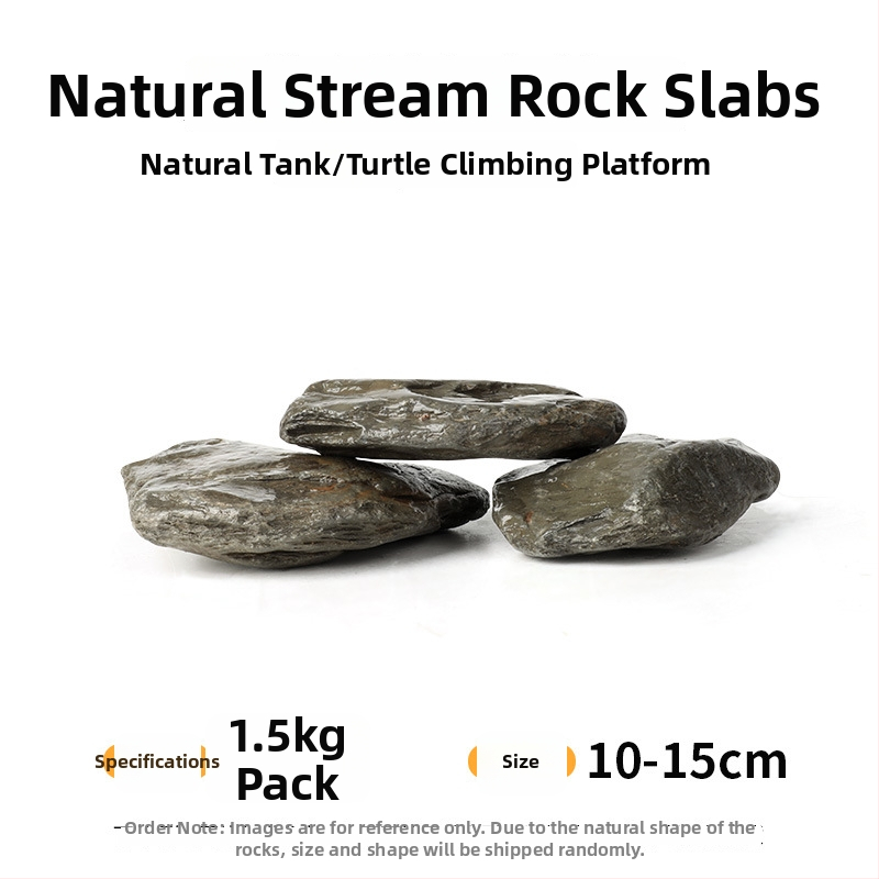 Pietre pentru amenajarea acvariului – piatră naturală brută, piatră principală și fragmente de piatră, nisip de fund, cutie cu 60 de bucăți