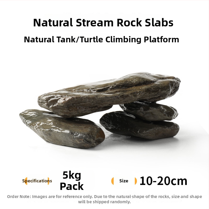 Pietre pentru amenajarea acvariului – piatră naturală brută, piatră principală și fragmente de piatră, nisip de fund, cutie cu 60 de bucăți