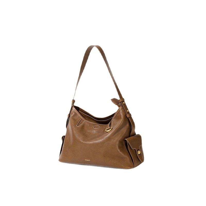 Hobo torba od kože s biljnim cijeđenjem, unisex, preko ramena, kapacitet 20–35 L