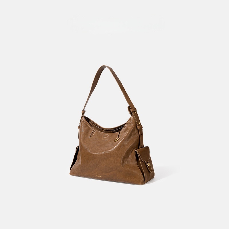 Hobo torba od kože s biljnim cijeđenjem, unisex, preko ramena, kapacitet 20–35 L