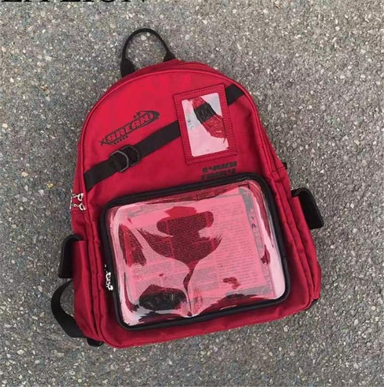Ruksak - gradski minimalistički stil za studente, unisex, velik kapacitet (20-35L, najlon, zakrivljene naramenice, prozračan)