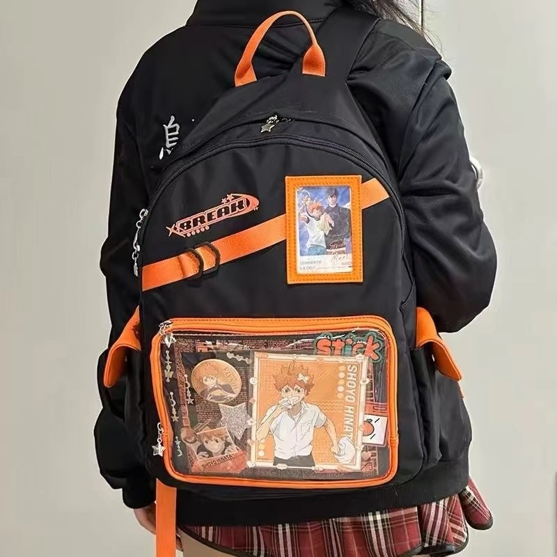 Ruksak - gradski minimalistički stil za studente, unisex, velik kapacitet (20-35L, najlon, zakrivljene naramenice, prozračan)