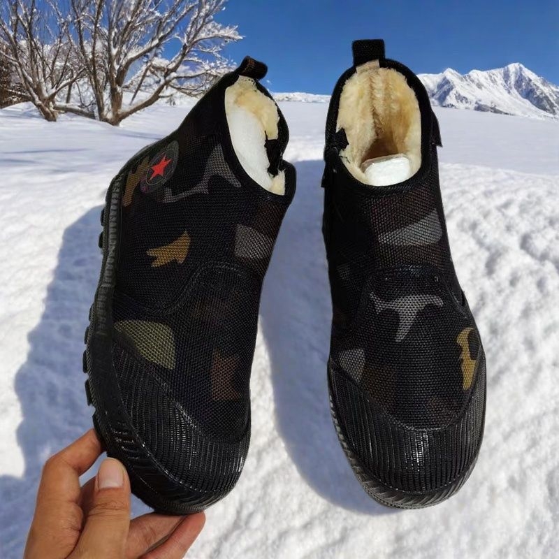 Домашни пантофи с платнена горна част и гумирана подметка, леки, антихлъзгащи, издръжливи, унисекс