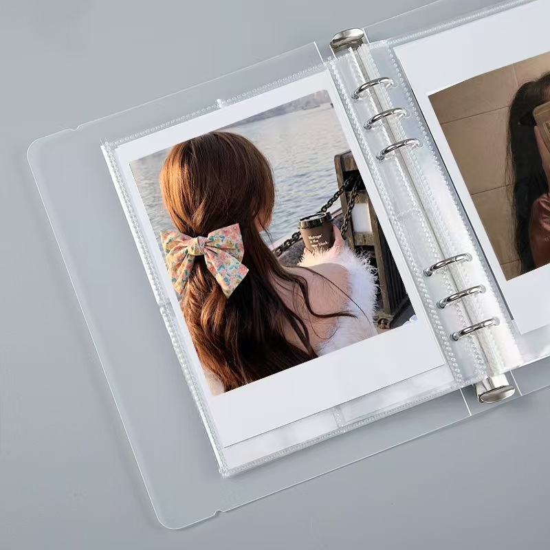 Άλμπουμ φωτογραφιών με αποσπώμενες σελίδες, διαφανής ματ κάλυμμα, για φωτογραφίες 3–7 ιντσών, 20 εσωτερικές σελίδες