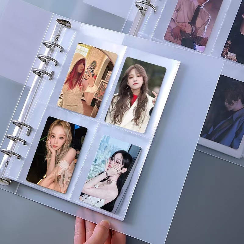 Άλμπουμ φωτογραφιών με αποσπώμενες σελίδες, διαφανής ματ κάλυμμα, για φωτογραφίες 3–7 ιντσών, 20 εσωτερικές σελίδες