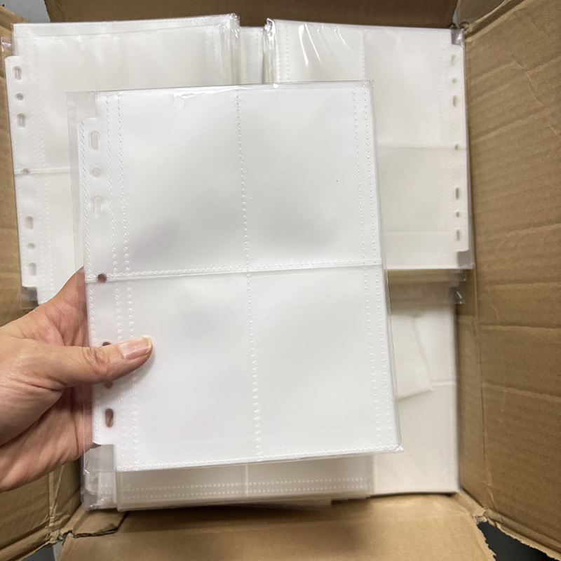 Pagină interioară A5 mată pentru album, 6 găuri, material PP, 10 foi, personalizabil