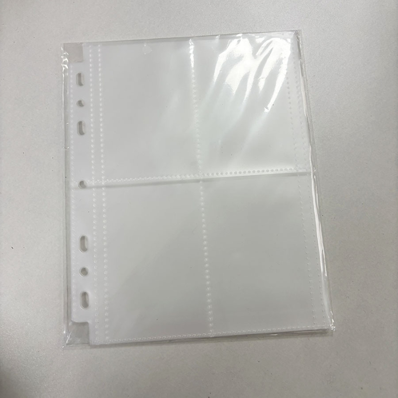 Pagină interioară A5 mată pentru album, 6 găuri, material PP, 10 foi, personalizabil