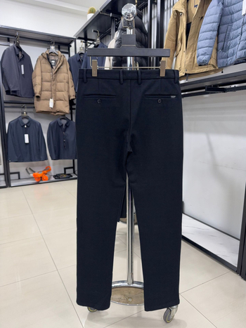 Topao pliš hlače za jesen/zimu, jednobojna boja, slim fit, srednji dio struka, zatvaranje na zip, 3D171