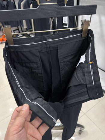 Topao pliš hlače za jesen/zimu, jednobojna boja, slim fit, srednji dio struka, zatvaranje na zip, 3D171