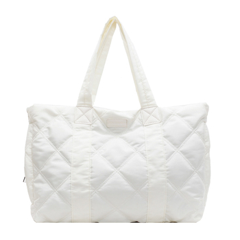 Xiaoxuan prešivana Tote torba s zatvaračem na zip, unutarnja džep s zipom i džep za ID, za svakodnevnu upotrebu