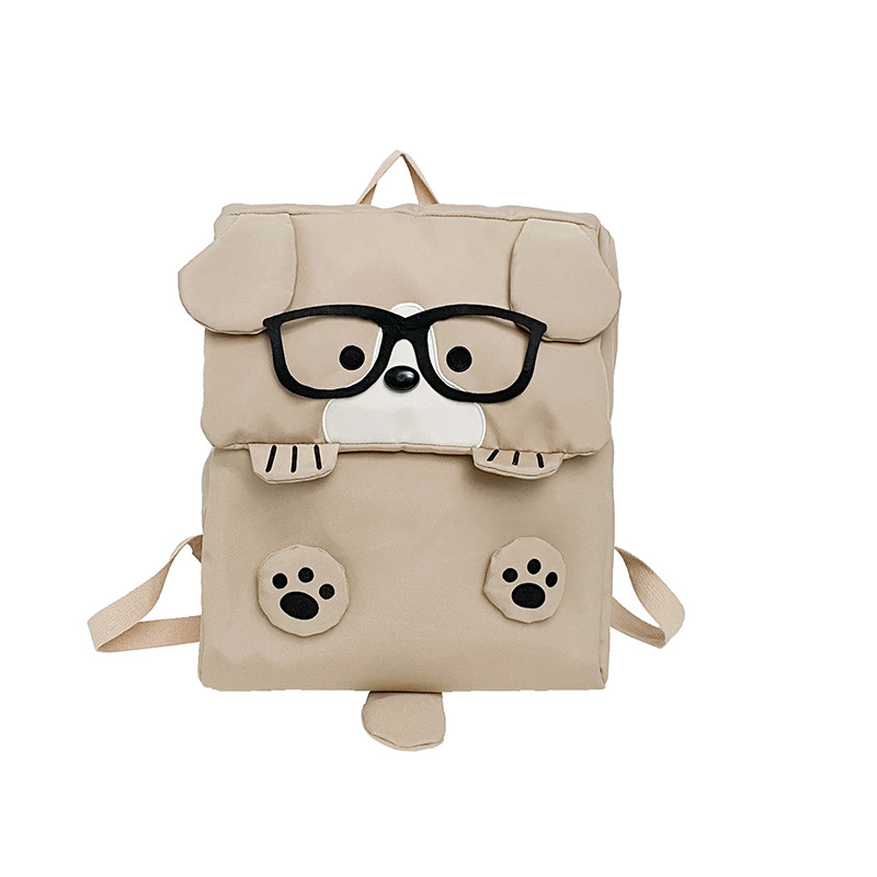 Ruksak s motivom životinje u karikaturi, kapacitet 20–35L, najlon, kompatibilan s 10-inčnim laptopom, unisex