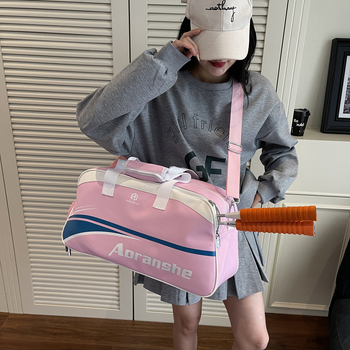 Unisex torba za badminton velikog kapaciteta (20–35 L), PU materijal, podstava od poliesteru, street fashion, pogodna za sport i jogu