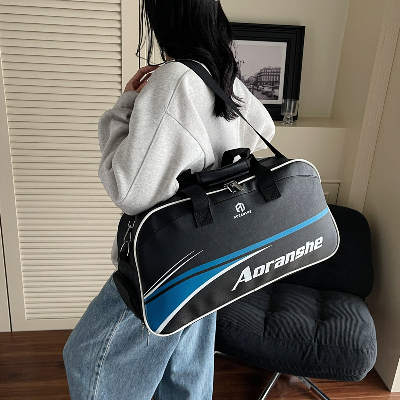 Unisex torba za badminton velikog kapaciteta (20–35 L), PU materijal, podstava od poliesteru, street fashion, pogodna za sport i jogu