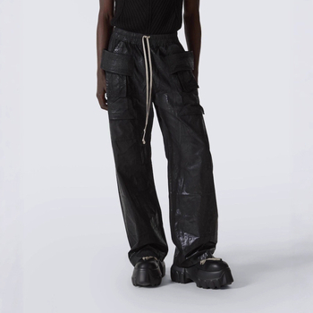 Kargo hlače s mnogobrojnim džepovima i dvostrukim prstenom, pamuk, ravni kroj