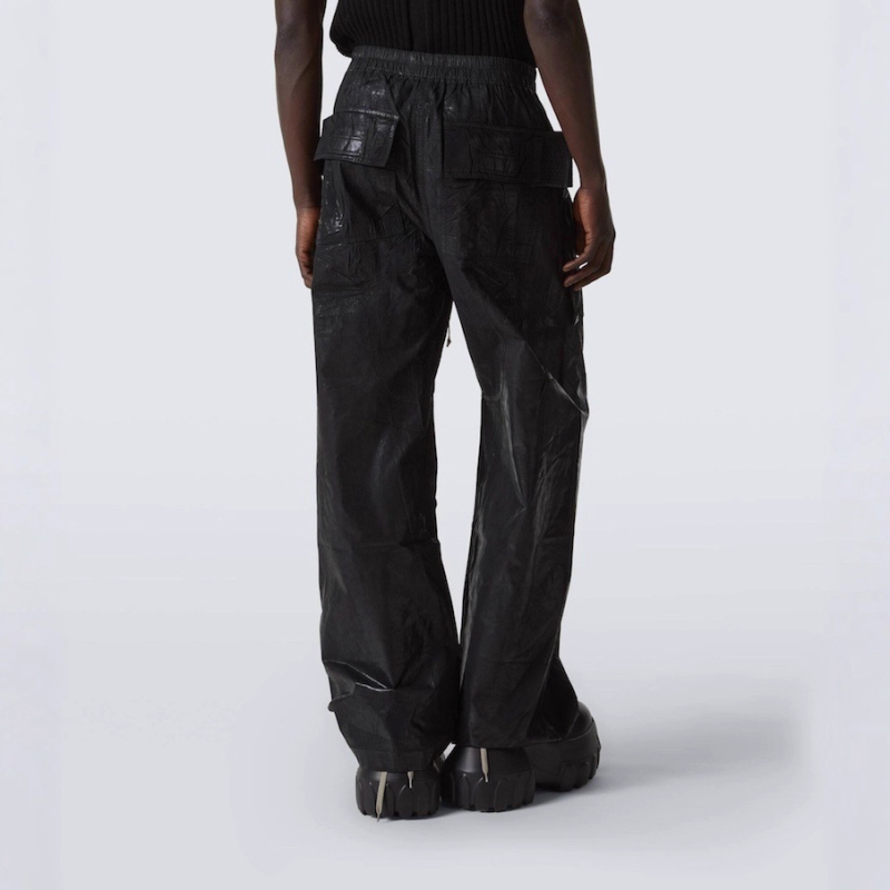 Kargo hlače s mnogobrojnim džepovima i dvostrukim prstenom, pamuk, ravni kroj