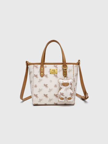 LULU QUEEN Tote torba u stilu košare za povrće, PVC materijal, horizontalni kvadratni oblik, zatvaranje na rajsferšajl, podstava od poliestera