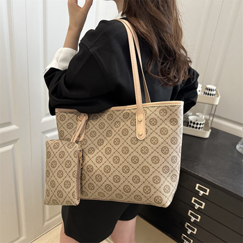 PU Tote torba za žene, oblik košare, zatvaranje zipom, poliester podstava, unutarnja džep za telefon, gradski minimalistički stil, jesen 2025