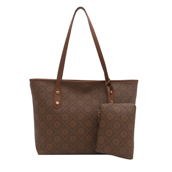 PU Tote torba za žene, oblik košare, zatvaranje zipom, poliester podstava, unutarnja džep za telefon, gradski minimalistički stil, jesen 2025