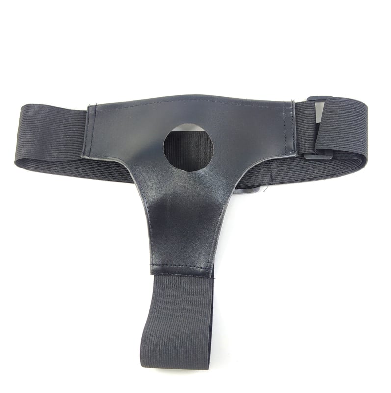 Bőr viselhető nadrág elasztikus pánttal – üreges dildó, felnőtteknek, márka YHNB