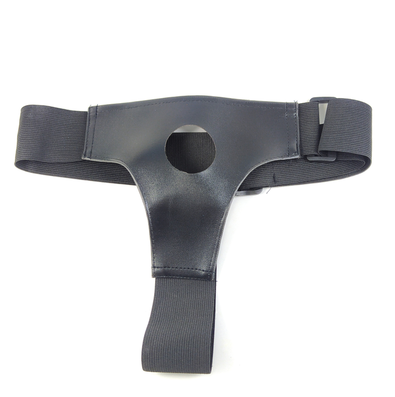 Bőr viselhető nadrág elasztikus pánttal – üreges dildó, felnőtteknek, márka YHNB