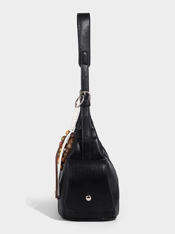 PU tote torba u urbanom minimalističkom stilu, dumpling oblik, zatvaranje zipom, jednopasna naramenica, unutarnji džep sa zipom i džep za dokumente