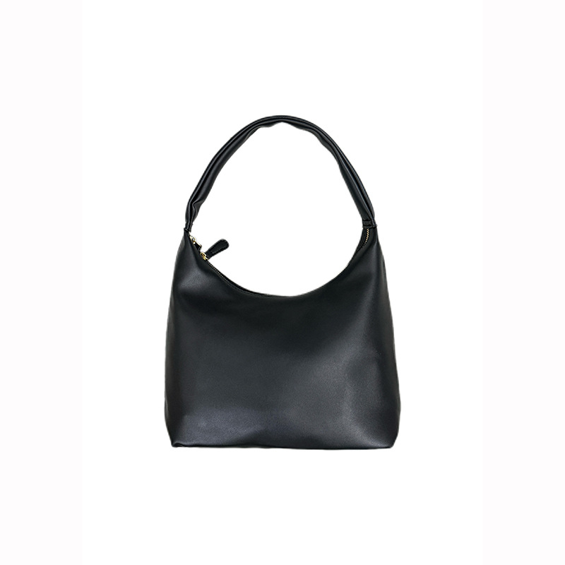 PU kožna torbica za rame – horizontalno četvrtastog oblika, zatvaranje na zip, unutarnja džep sa zipom, jedna naramenica, za svakodnevnu upotrebu