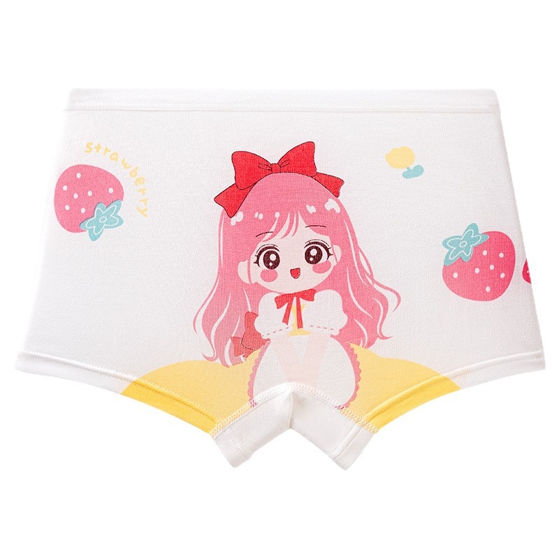 Dječje gaćice za djevojčice od Modal 95%, srednji pojas, uzrast 3–8 godina, proljeće 2026