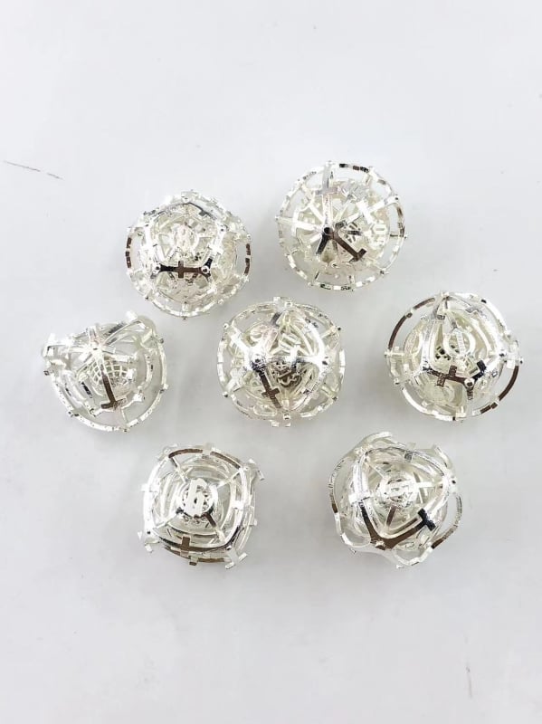 Mesingene kocke, set od 100 kom, zaobljeni kutovi, prilagodljive