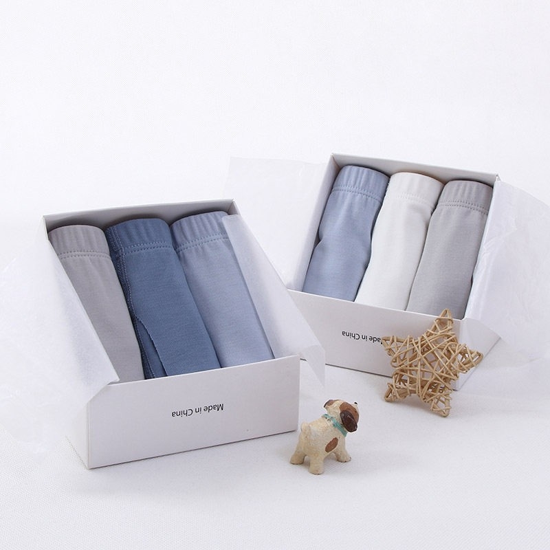 Boxerice za dječake, visok pojas, bez šavova, ljetni tanki materijal, ice silk, 90% visokoze