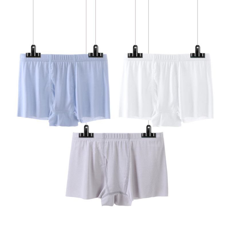 Boxerice za dječake, visok pojas, bez šavova, ljetni tanki materijal, ice silk, 90% visokoze