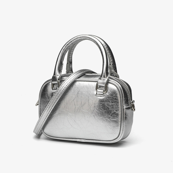 Korejskog stila PU horizontalna kvadratna torba s pokrivenim otvaranjem i unutarnjim džepom na zip