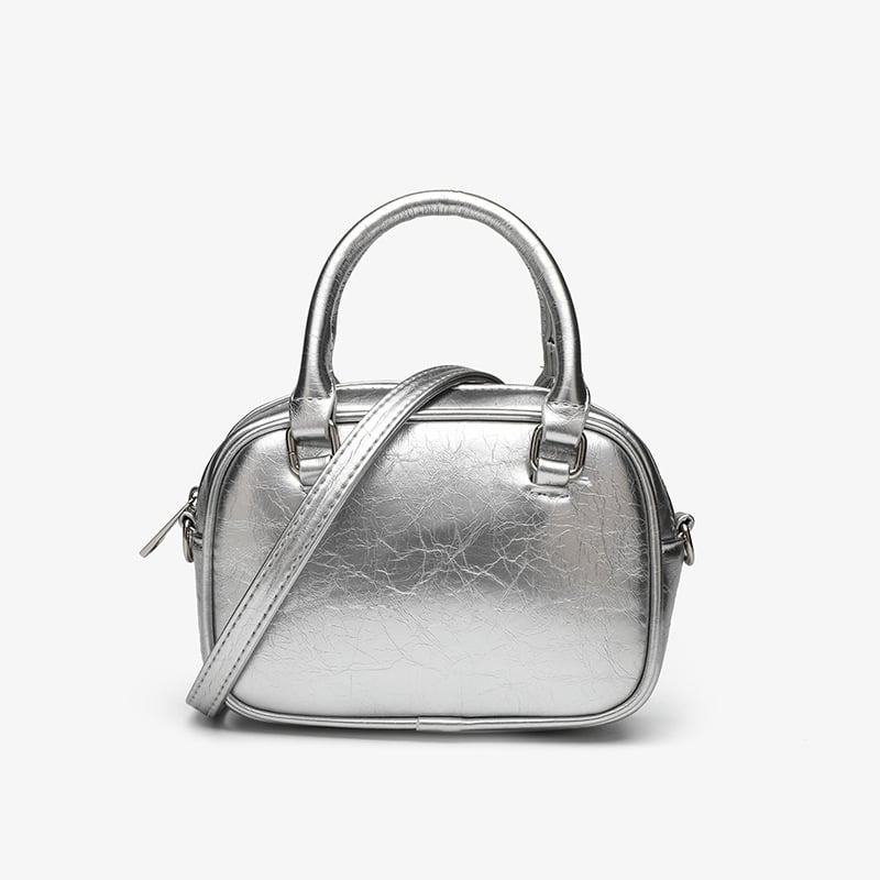 Korejskog stila PU horizontalna kvadratna torba s pokrivenim otvaranjem i unutarnjim džepom na zip