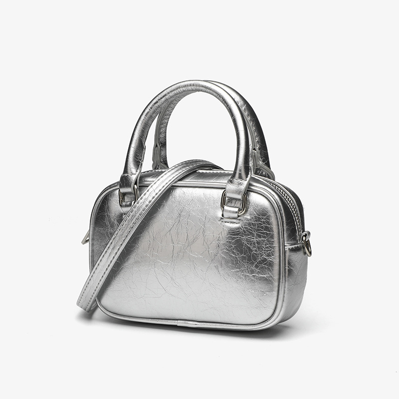 Korejskog stila PU horizontalna kvadratna torba s pokrivenim otvaranjem i unutarnjim džepom na zip