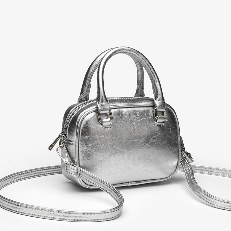 Korejskog stila PU horizontalna kvadratna torba s pokrivenim otvaranjem i unutarnjim džepom na zip