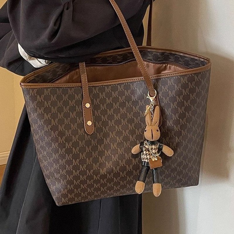 PU tote torba za posao i svakodnevnu upotrebu — zatvarač, jedna naramenica