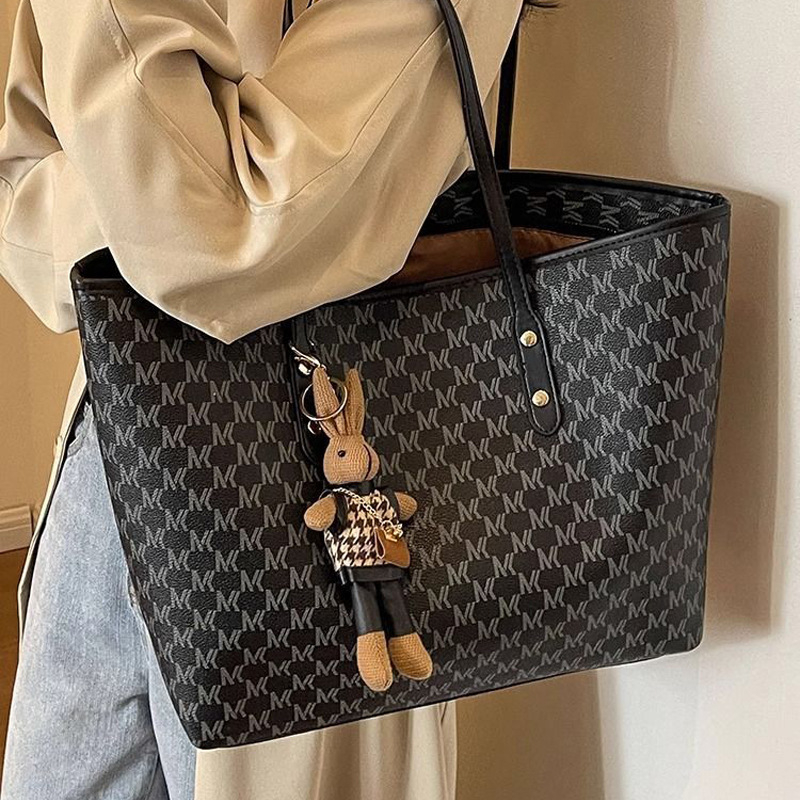 PU tote torba za posao i svakodnevnu upotrebu — zatvarač, jedna naramenica