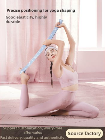 Λάστιχο διάταξης για γιόγκα με ψηφιακό τμηματοποιημένο σχέδιο – ύφασμα νάιλον + λατέξ, ιμάντας αντίστασης για προπόνηση και χορό